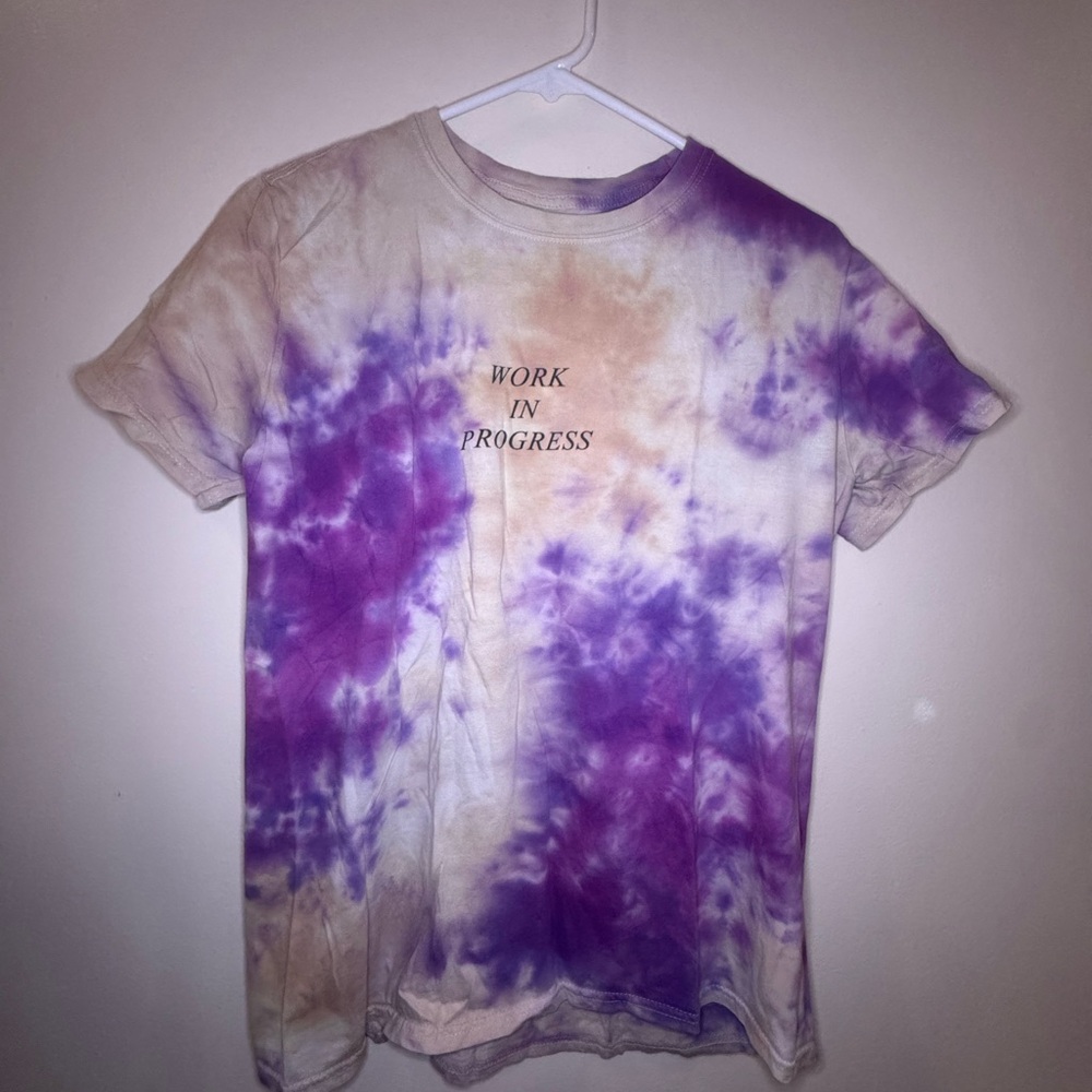 Neon Riot work in progress tie-dye tee - Picture 3 of 6